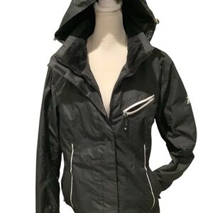 ZeroXposur Women's Black Snowboarding & Ski Jacket with Hood WORN ONCE
